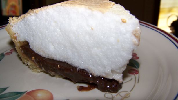 Mom's Most Requested Chocolate Pie recipe