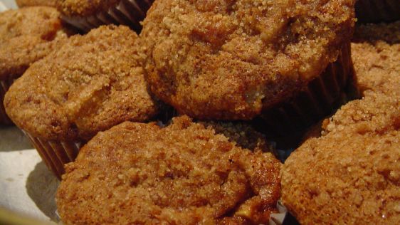 Streusel Apple And Raisin Muffins recipe