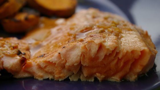Orange Marmalade Marinated Salmon Chicken Or Pork recipe