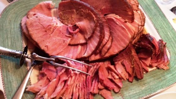 Baked Glazed Virginia Ham recipe