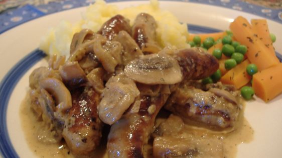 Creamy Sausage And Triple Mustard Casserole recipe