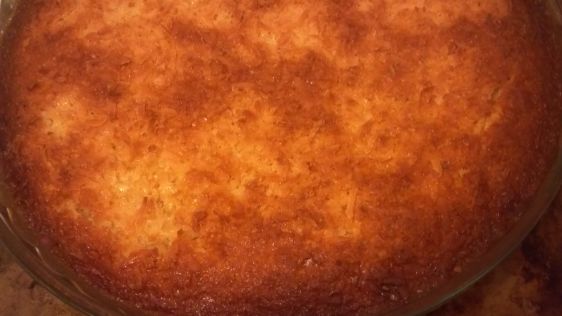 Impossible Coconut Caramel Custard Pie recipe