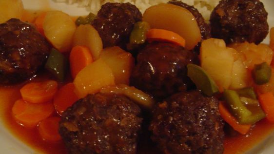 Sweet And Sour Meatballs Oriental Sweet And Sour Meatballs recipe