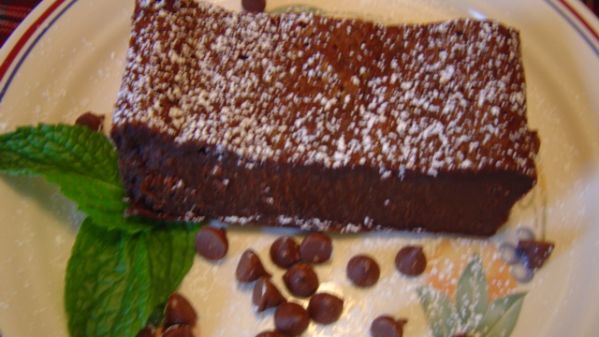 Sinfully Rich Almost Flourless Chocolate Cake recipe