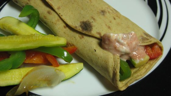 Bell Pepper Zucchini Fajitas recipe