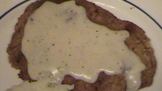 Mock Chicken Fried Steak With Milk Gravy recipe