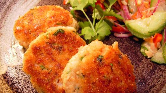 Asian Shrimp And Crab Cakes recipe