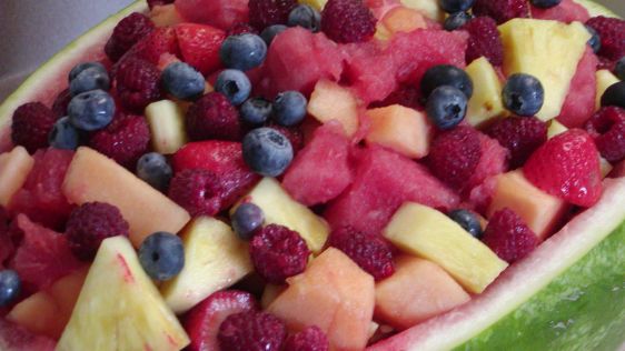 Fresh Watermelon And Fruit Salad recipe