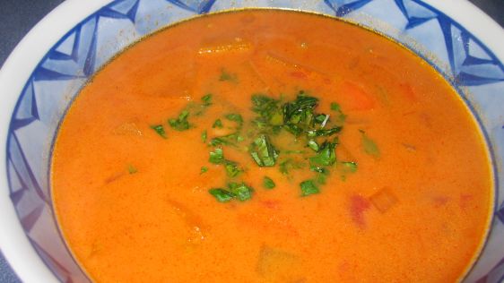 New England Soup Factory's Spicy Chickpea And Butternut Soup recipe