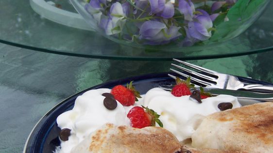 Grilled Chocolate Raspberry Burritos recipe