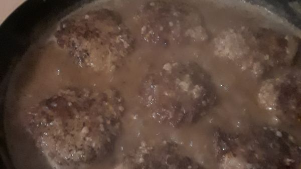 Ground Pork And Potato Balls recipe