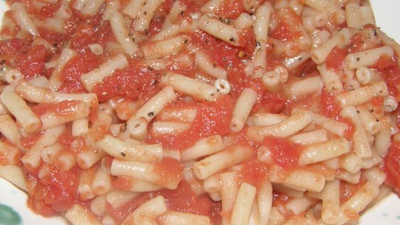 Noodles And Tomatoes recipe