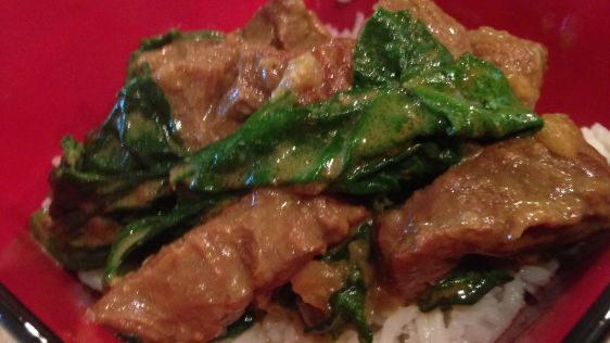 Kashmir Lamb With Spinach recipe