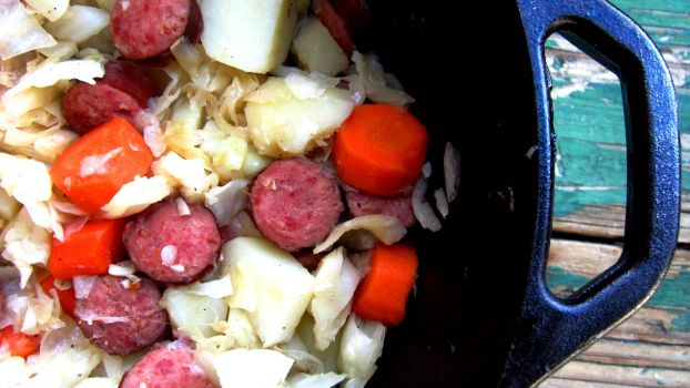 Cabbage Sausage Supper recipe