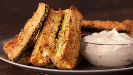 Wonderful Parmesan Zucchini Strips recipe