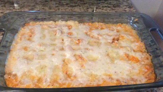 Buffalo Chicken And Blue Cheese Dip recipe